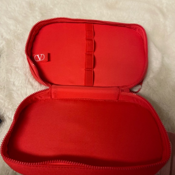 Valentino small zippered hand bag red - Picture 3 of 7